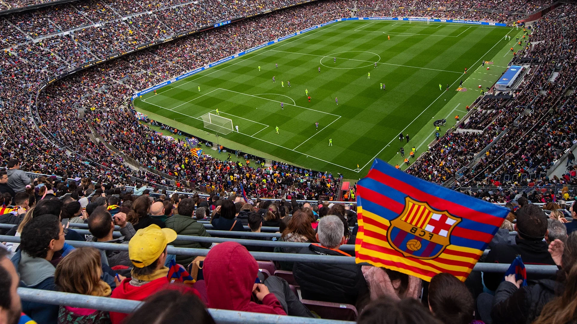 现代化体育场馆全景